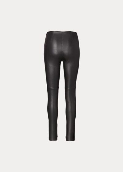 Women's Ralph Lauren Eleanora Stretch Leather Pants | 352890IXF